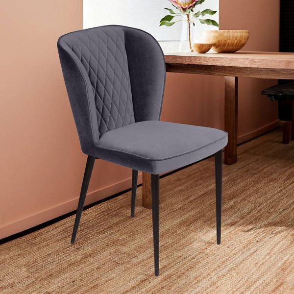 Стул NEXT (NEXT DARK GREY VL18, BK, VD)